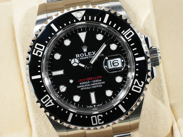 ロレックス シードゥエラー Ref.126600 ステンレススチール ブラック文字盤