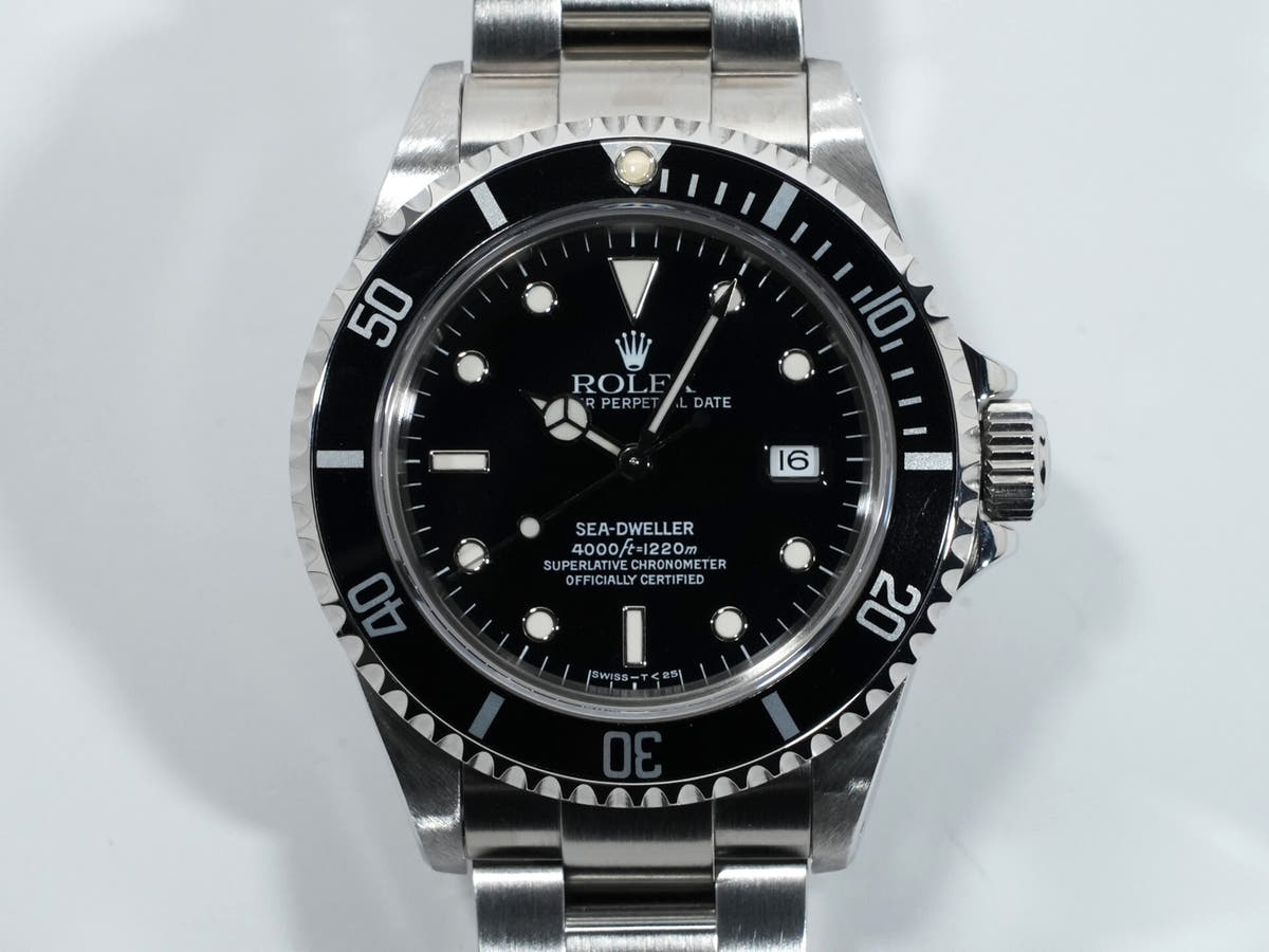 ロレックス シードゥエラー Ref.16600 SS ブラック文字盤 美中古 ipyomzcp