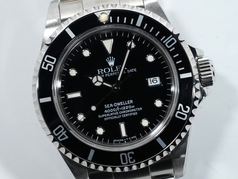 ロレックス シードゥエラー Ref.16600 SS ブラック文字盤 美中古 ipyomzcp