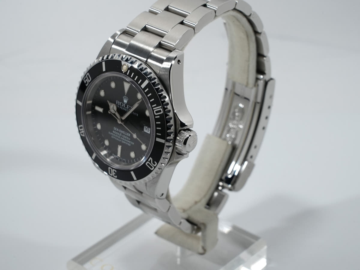 ロレックス シードゥエラー Ref.16600 SS ブラック文字盤 美中古 ipyomzcp