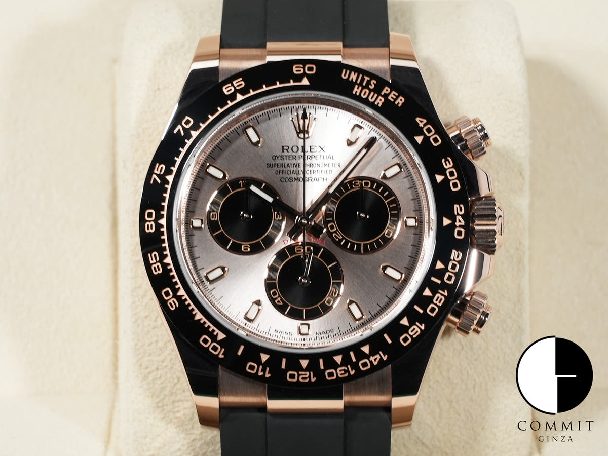 Rolex Daytona Ref. 116515LN Everose Gold Sandstone x Black Dial