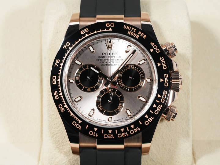 Rolex Daytona Ref. 116515LN Everose Gold Sandstone x Black Dial