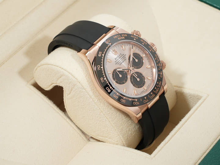 Rolex Daytona Ref. 116515LN Everose Gold Sandstone x Black Dial