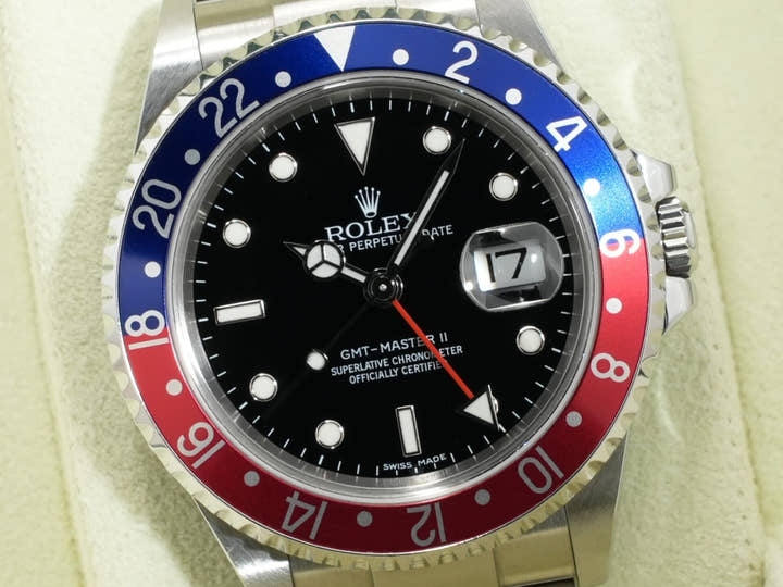 Rolex GMT-Master II Ref. 16710 Stainless Steel Black Dial Oyster Bracelet