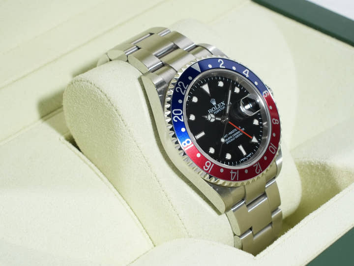 Rolex GMT-Master II Ref. 16710 Stainless Steel Black Dial Oyster Bracelet