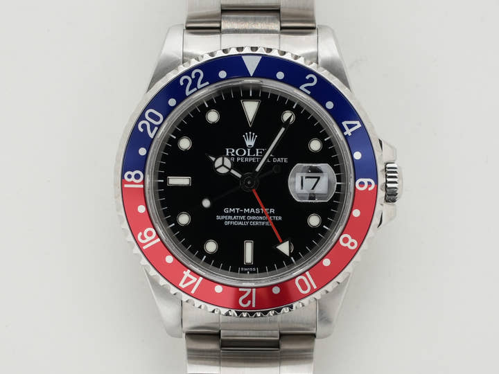 ロレックス GMTマスター Ref.16700 ステンレススチール ブラック文字盤 オイスターブレスレット
