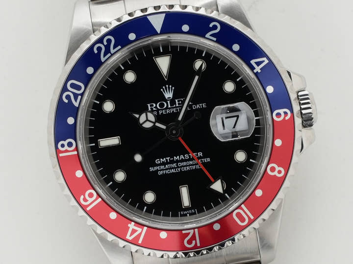 ロレックス GMTマスター Ref.16700 ステンレススチール ブラック文字盤 オイスターブレスレット