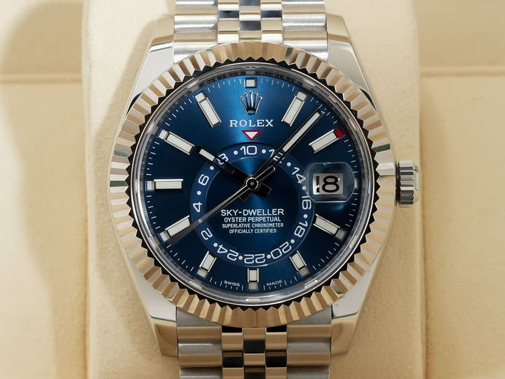 ロレックス スカイドゥエラー Ref.326934 ステンレススチール/ホワイトゴールド ブルー文字盤 ジュビリーブレスレット