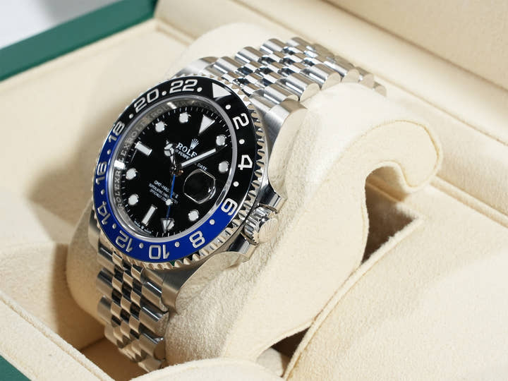 Rolex GMT-Master II Ref. 126710BLNR Stainless Steel Black Dial Jubilee Bracelet