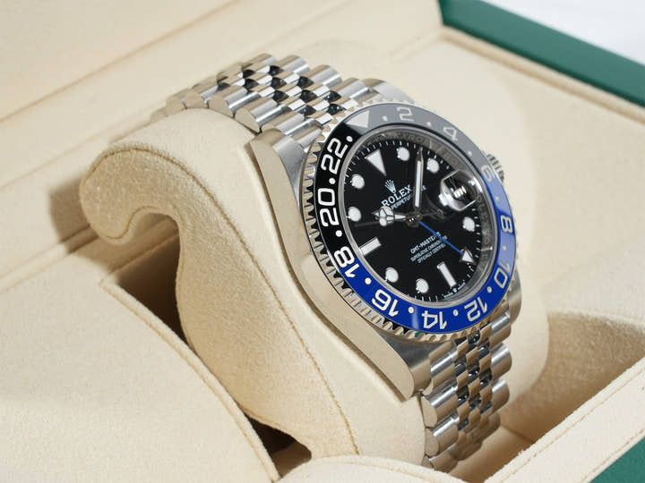 Rolex GMT-Master II Ref. 126710BLNR Stainless Steel Black Dial Jubilee Bracelet
