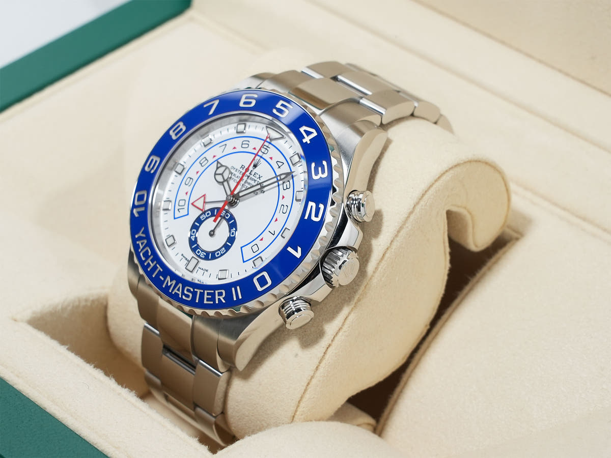 Rolex Yacht-Master II Ref.116680 White Dial Good Condition 7un8wvh4