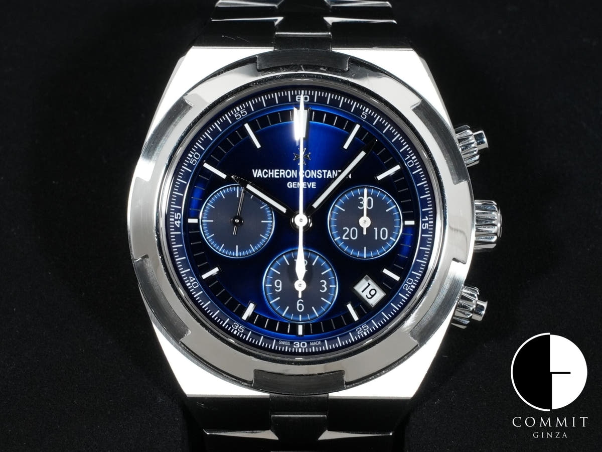 Vacheron Constantin Overseas Chronograph Ref.5500V/110A-B148 Blue Dial Used 47egog4o
