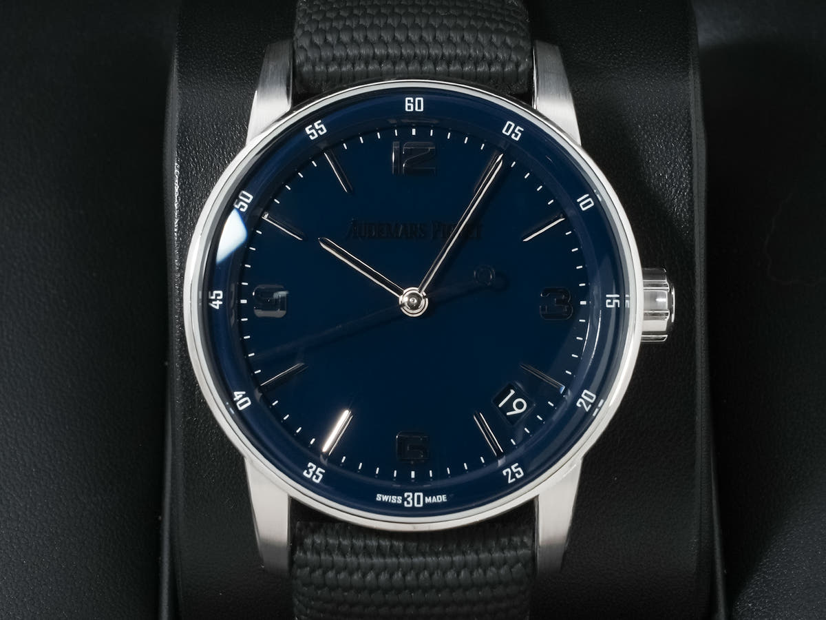Audemars Piguet CODE 11.59 by Audemars Piguet Ref.15210BC.OO.A321CR.01 18KWG Blue lacquer dial Used mkavio43