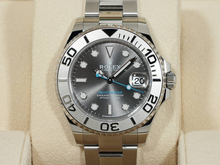 Rolex Yacht-Master 37 Ref. 268622 Stainless Steel/Platinum Slate Dial