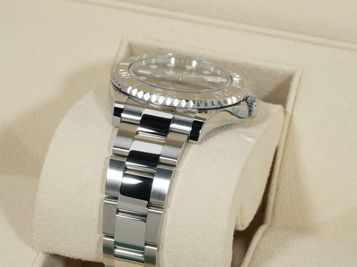 Rolex Yacht-Master 37 Ref. 268622 Stainless Steel/Platinum Slate Dial
