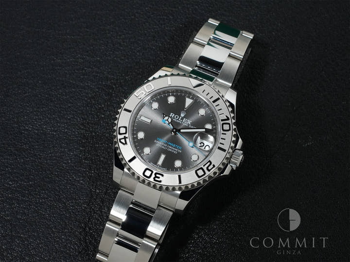 Rolex Yacht-Master 37 Ref. 268622 Stainless Steel/Platinum Slate Dial