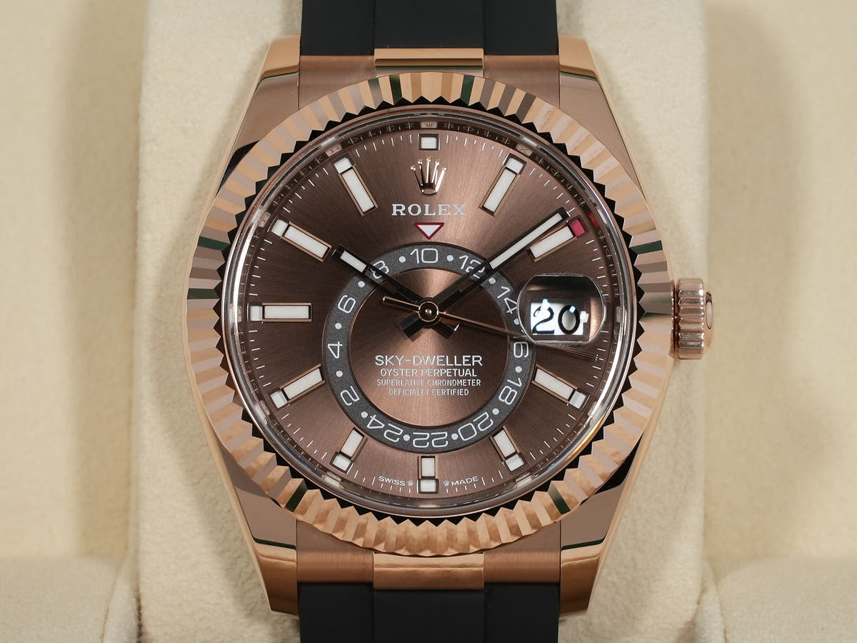 ロレックス スカイドゥエラー Ref.336235 チョコレート文字盤 美品 3tc2honu