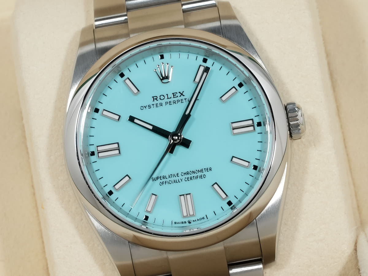 ロレックス オイスターパーペチュアル36 Ref.126000 ターコイズ文字盤 中古 k7xvzdwx