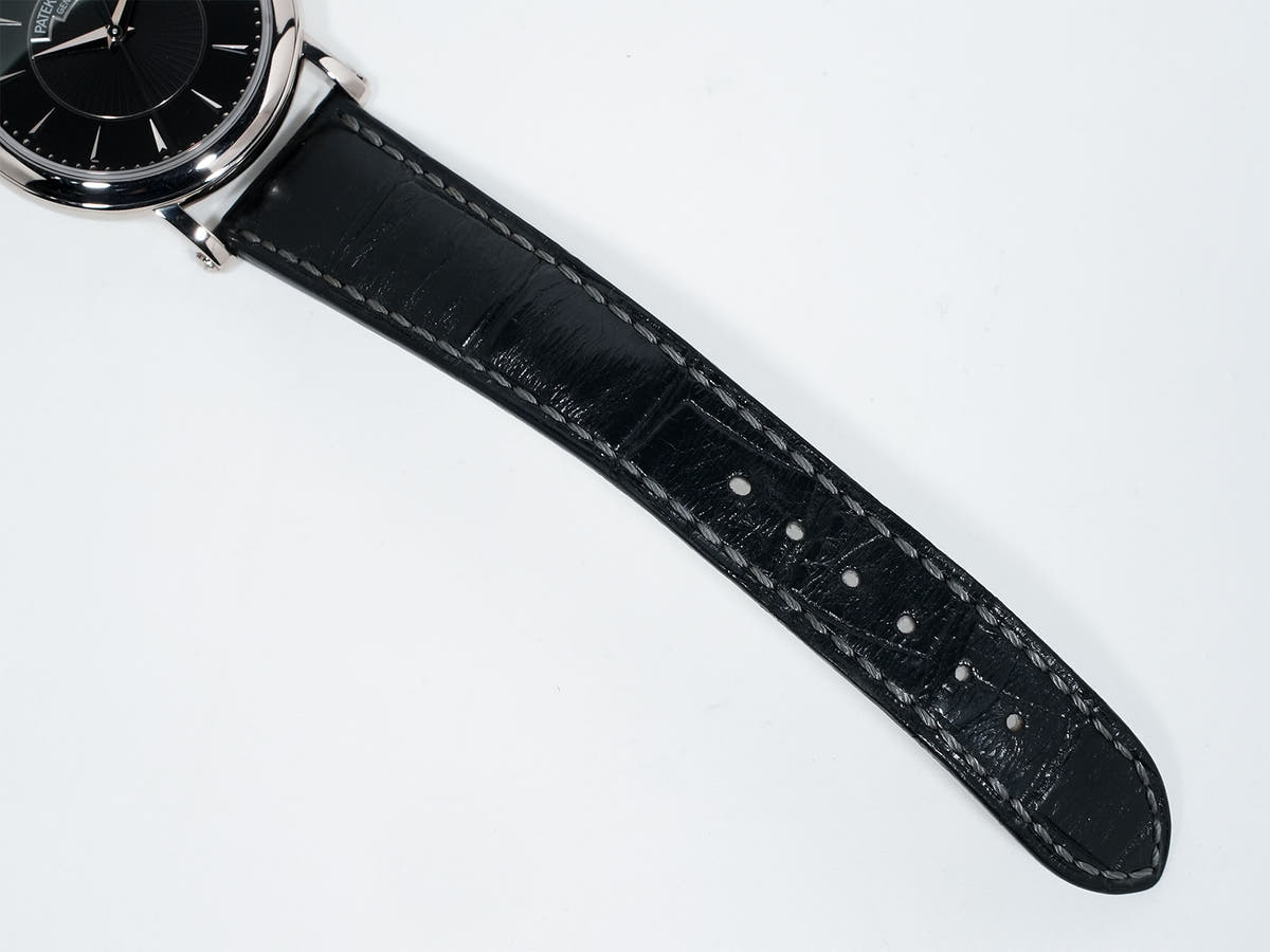 Patek Philippe Calatrava Officer Ref.5153G-001 18KWG Black Dial Good Condition xnbaqbgx