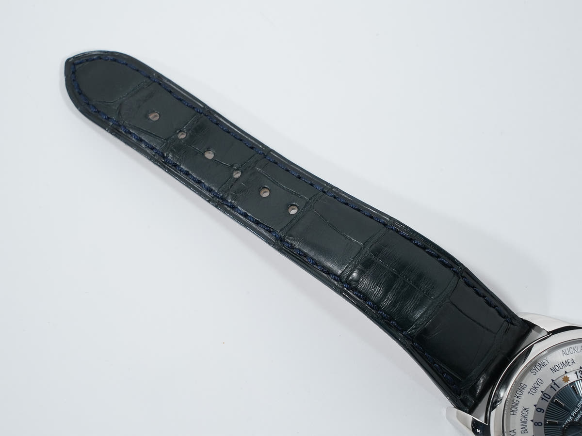 パテックフィリップ コンプリケーション ワールドタイム Ref.5130P-020 ブルー文字盤 美中古 x2h2y69j