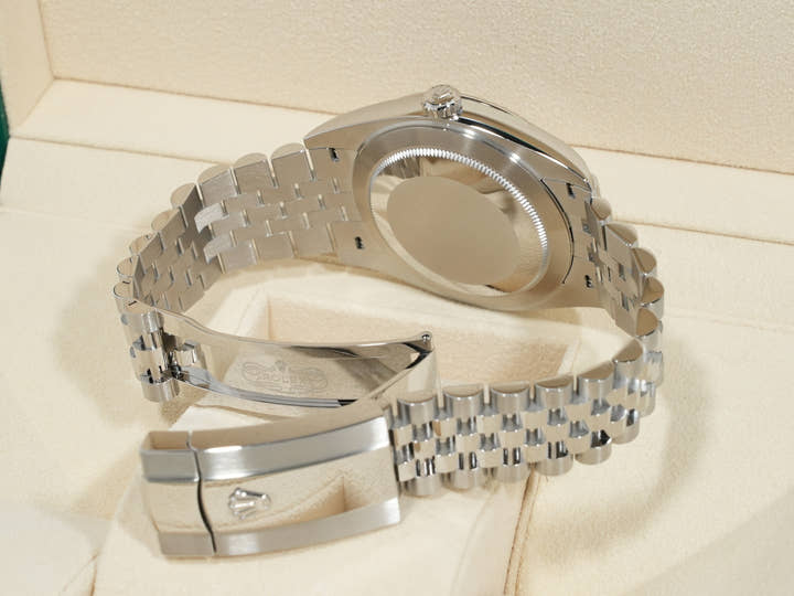 Rolex Datejust 41 Ref. 126334 Stainless Steel/White Gold Slate Roman Dial Jubilee Bracelet