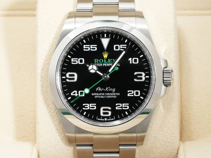ロレックス エアキング Ref.126900 ステンレススチール ブラック文字盤