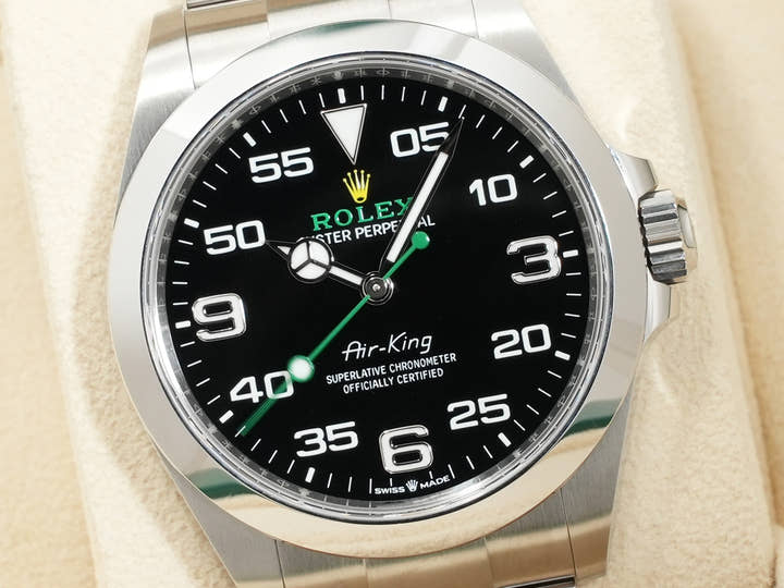 ロレックス エアキング Ref.126900 ステンレススチール ブラック文字盤