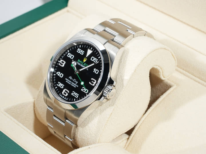 ロレックス エアキング Ref.126900 ステンレススチール ブラック文字盤