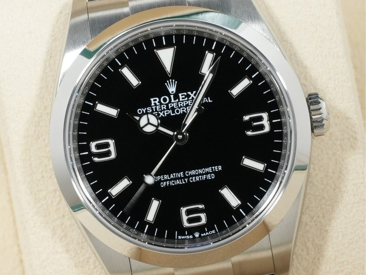 ロレックス エクスプローラー36 Ref.124270 ブラック文字盤 未使用 oeva9gga