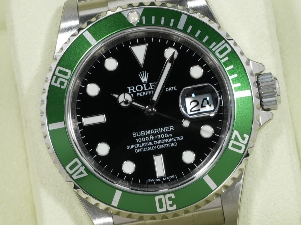 ロレックス サブマリーナー デイト Ref.16610LV ブラック文字盤 未使用 hdyqpuxb