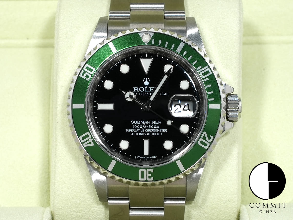 ロレックス サブマリーナー デイト Ref.16610LV ブラック文字盤 美中古 t2pfkrf3