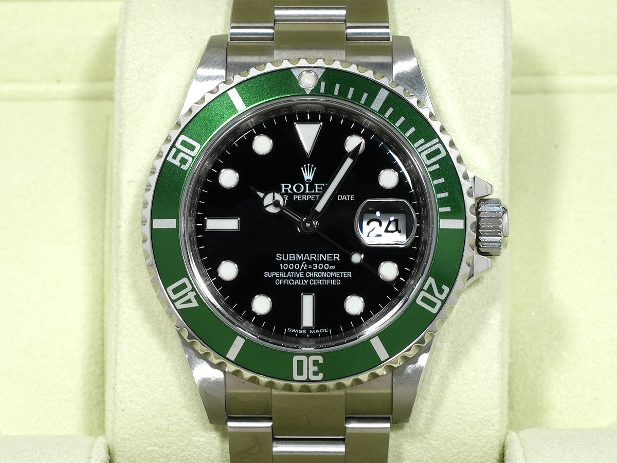 ロレックス サブマリーナー デイト Ref.16610LV ブラック文字盤 美中古 t2pfkrf3