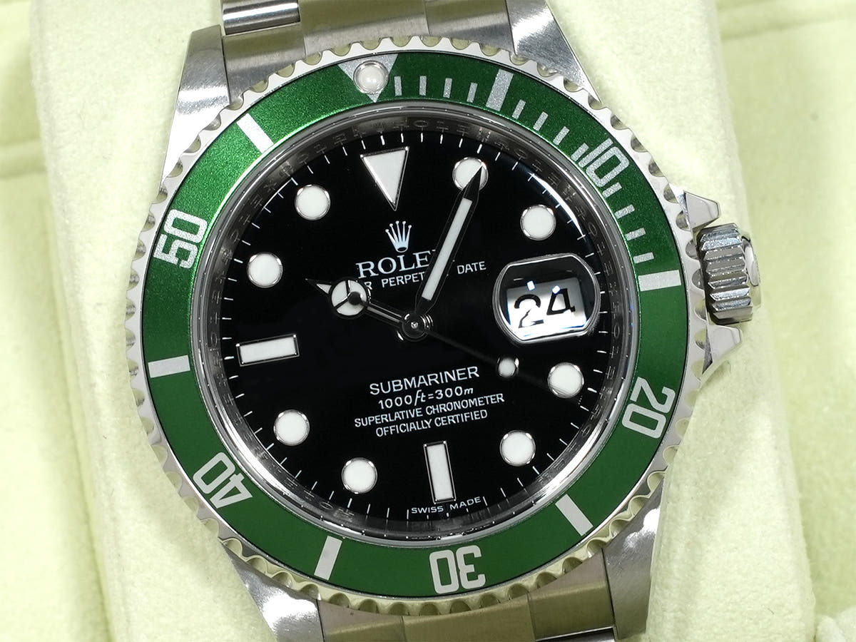 ロレックス サブマリーナー デイト Ref.16610LV ブラック文字盤 美中古 t2pfkrf3