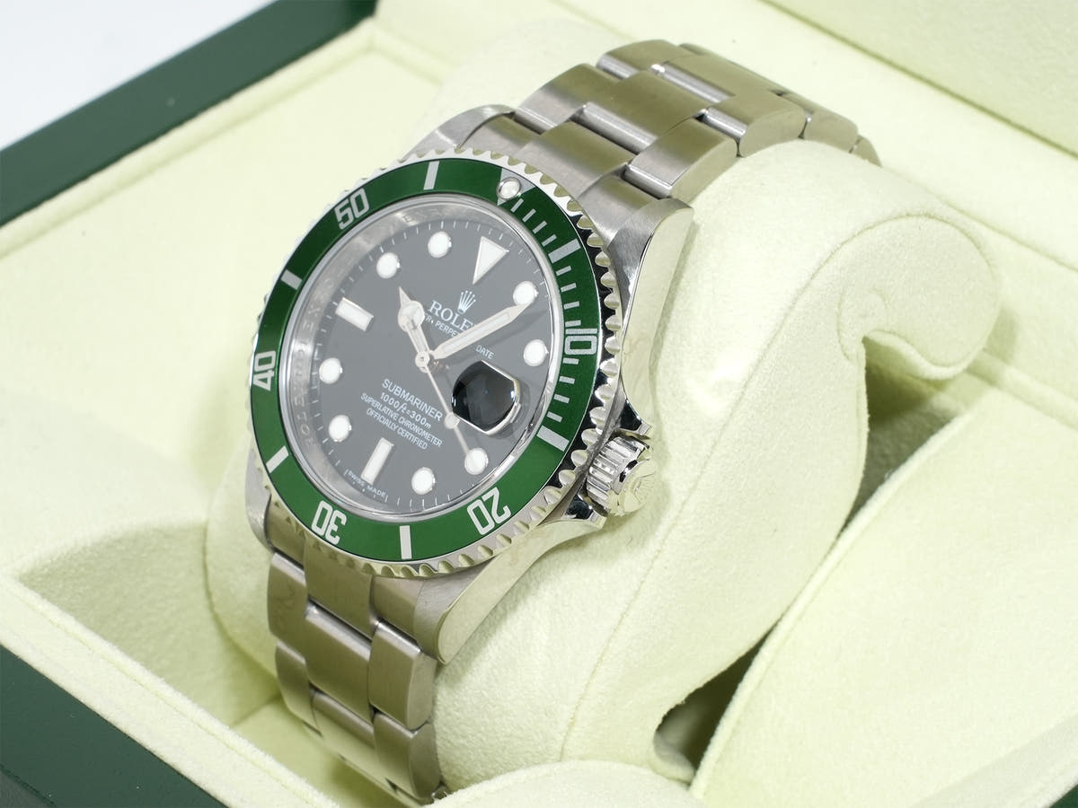 ロレックス サブマリーナー デイト Ref.16610LV ブラック文字盤 美中古 t2pfkrf3