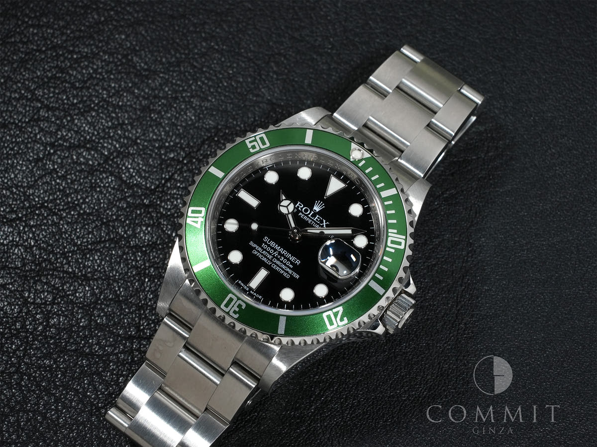 ロレックス サブマリーナー デイト Ref.16610LV ブラック文字盤 美中古 t2pfkrf3