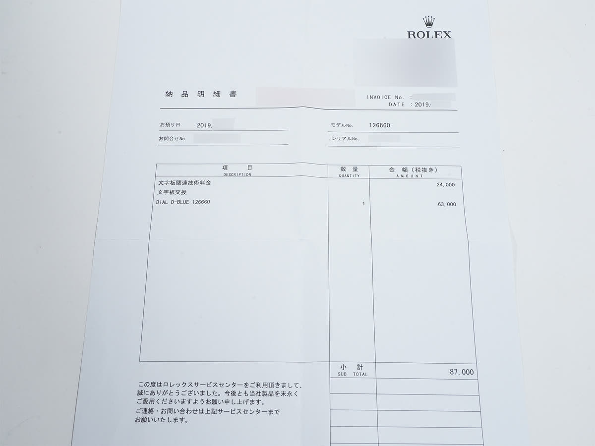 ロレックス シードゥエラー ディープシー Ref.126660 D-BLUE文字盤 未使用 r2ii6f46