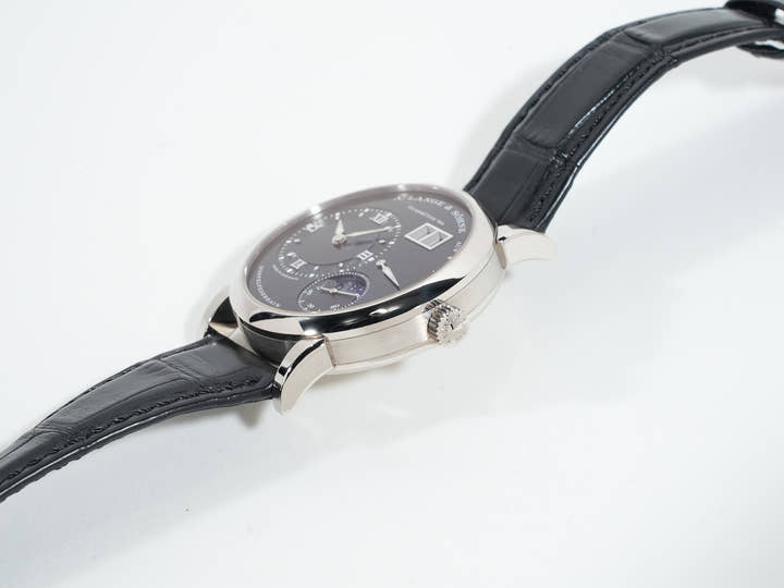 A. Lange &amp; Söhne Lange 1 Moon Phase Ref.192.029 18KWG Black Dial Unused re6dooiv