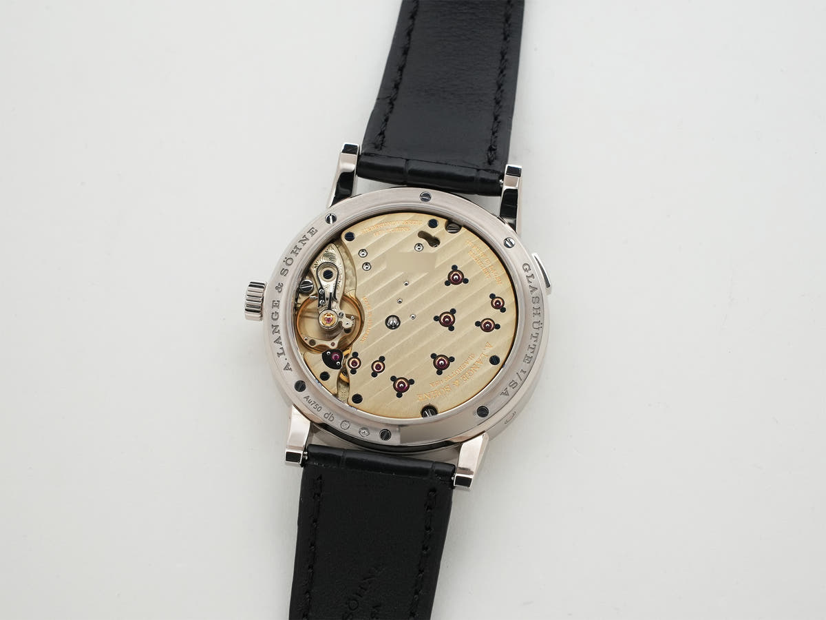 A. Lange &amp; Söhne Lange 1 Moon Phase Ref.192.029 18KWG Black Dial Unused re6dooiv
