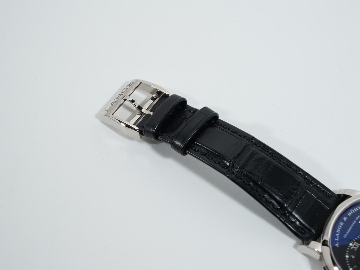 A. Lange &amp; Söhne Lange 1 Moon Phase Ref.192.029 18KWG Black Dial Unused re6dooiv