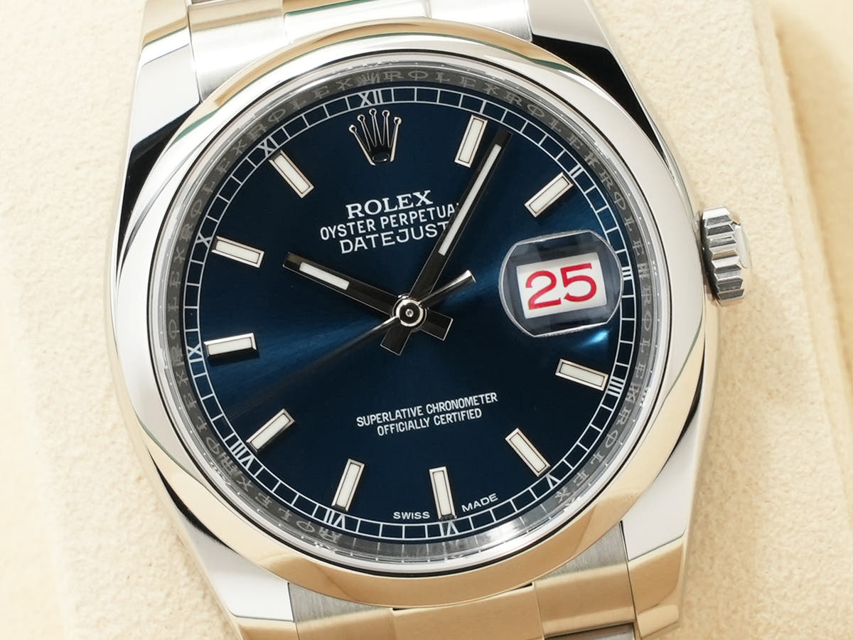 ロレックス デイトジャスト Ref.116200 ブルー文字盤 未使用 c5dtxz4h