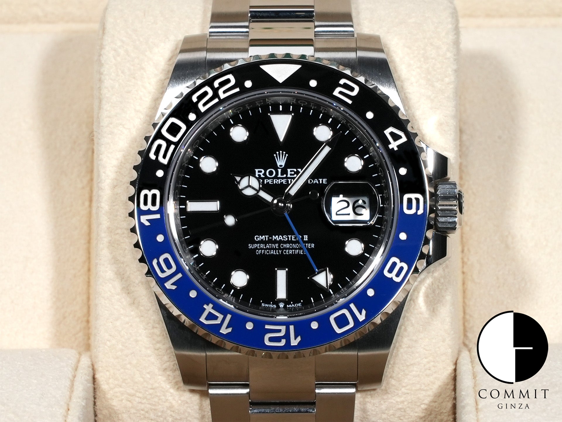 ロレックス GMTマスターII 126710BLNR オイスターブレスレット ブラック バットマン 40mm | メンズウォッチ,ロレックス,GMT  マスター II | LUXARIA（ラグザリア）【東京銀座】