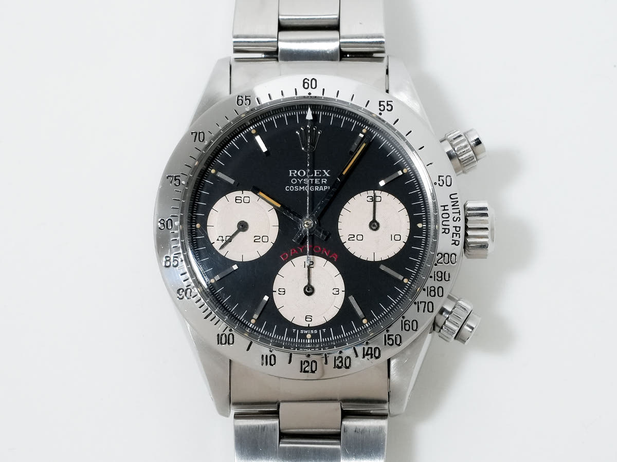 Rolex Daytona Ref.6265 SS Black Dial Used wnt3t5yg