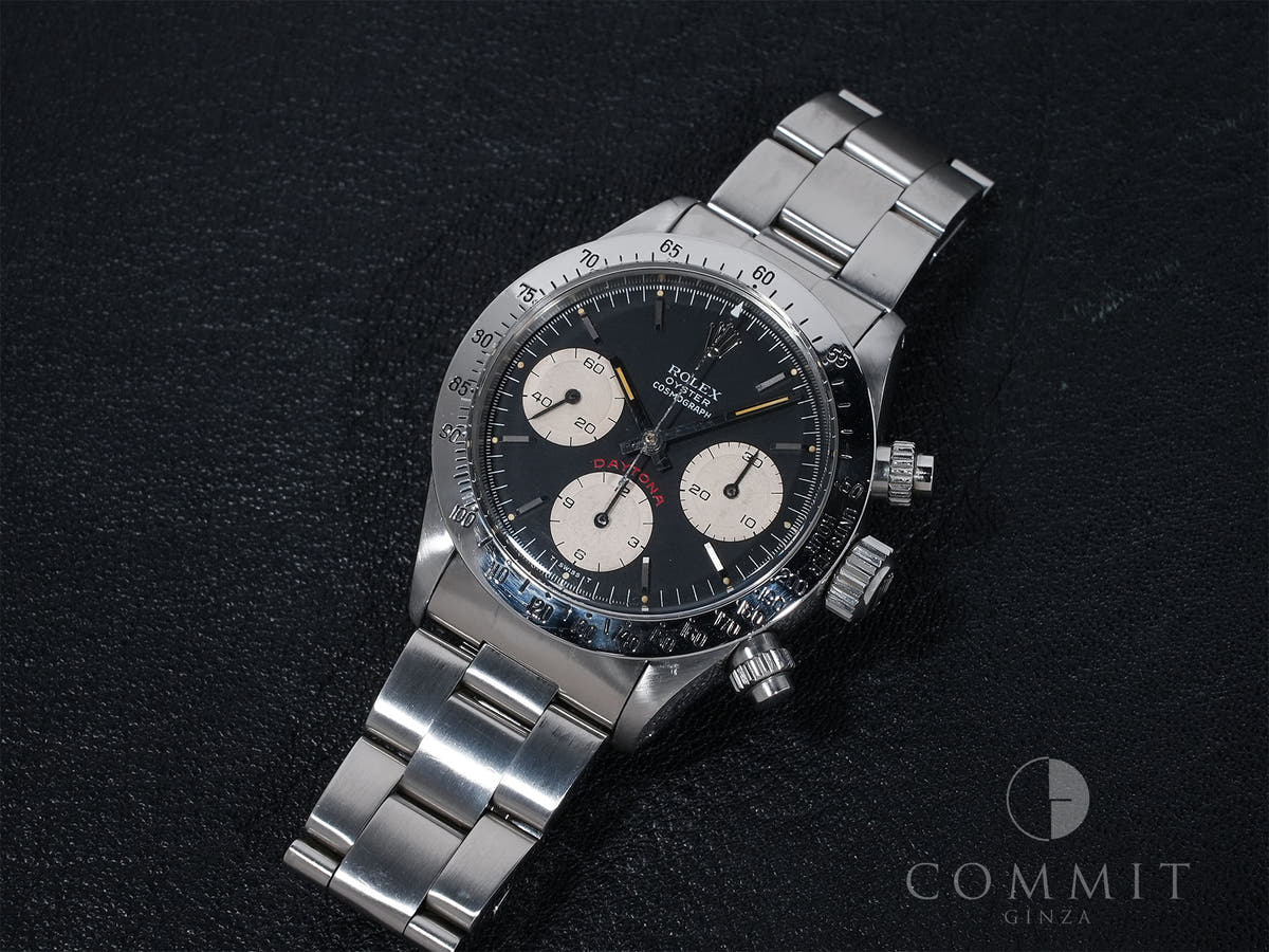 Rolex Daytona Ref.6265 SS Black Dial Used wnt3t5yg