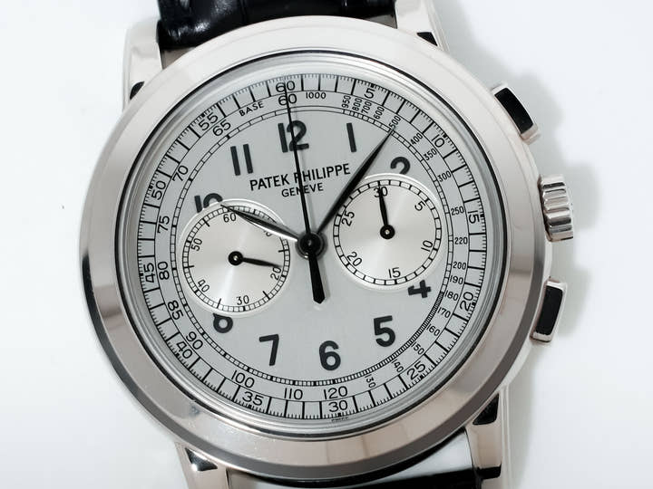 パテックフィリップ クロノグラフ Ref.5070G-001 ホワイトゴールド シルバー文字盤