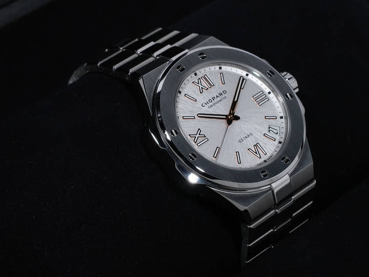 ショパール アルパインイーグル Ref.298600-3009 シルバー文字盤 美品 t6v37wi2