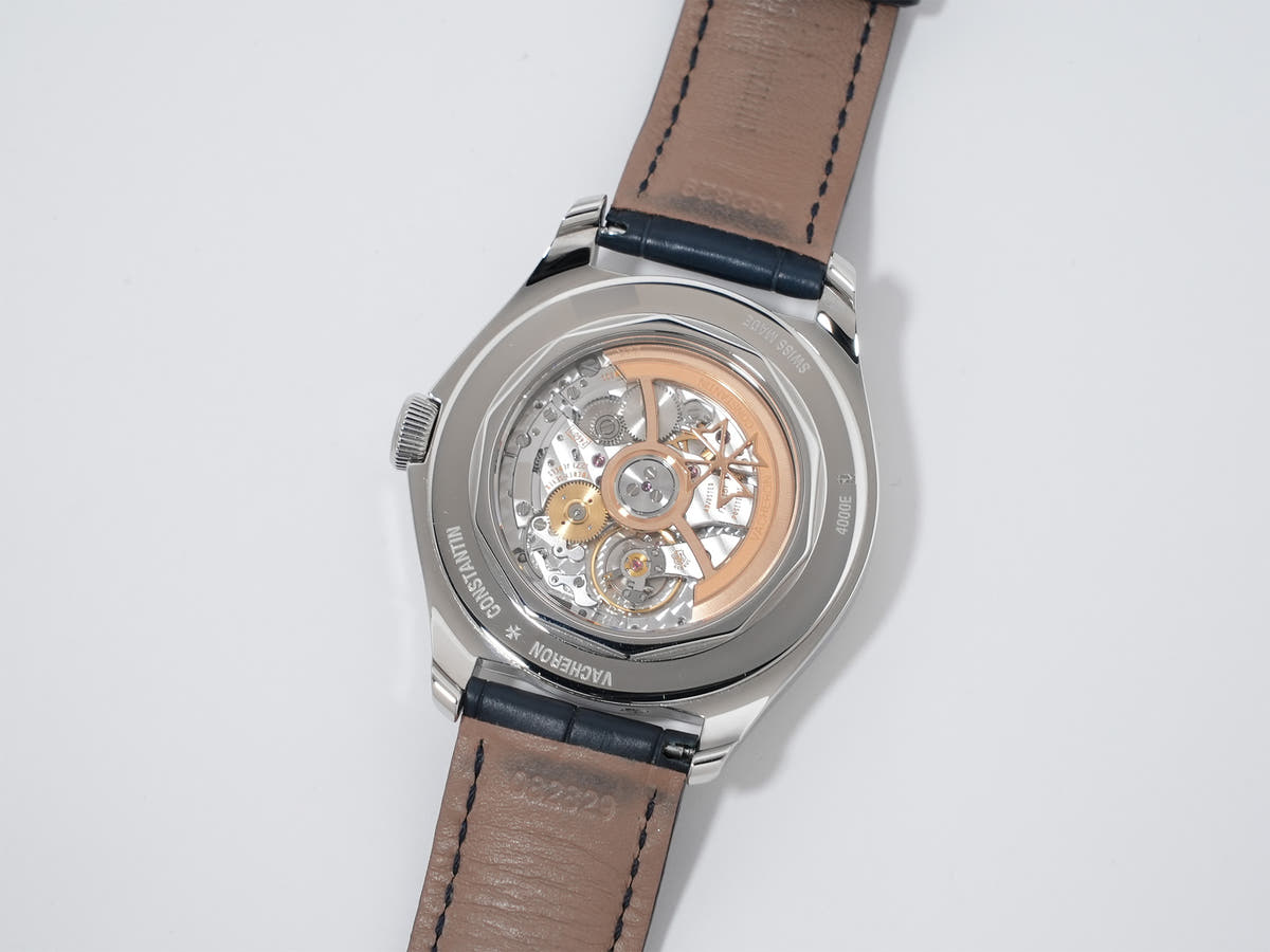 ヴァシュロンコンスタンタン フィフティーシックス コンプリートカレンダー Ref.4000E/000A-B548 ブルー文字盤 中古 vu7pqwqp