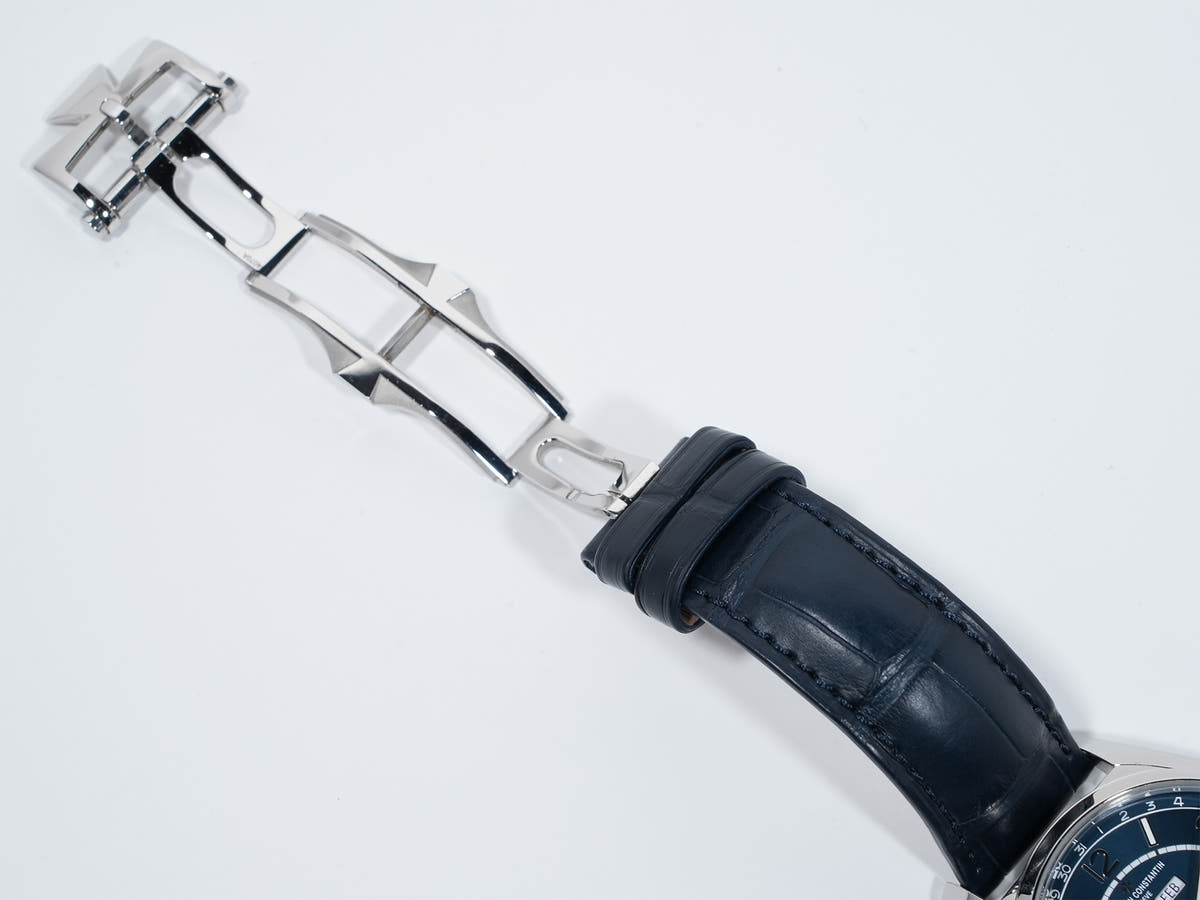 ヴァシュロンコンスタンタン フィフティーシックス コンプリートカレンダー Ref.4000E/000A-B548 ブルー文字盤 中古 vu7pqwqp