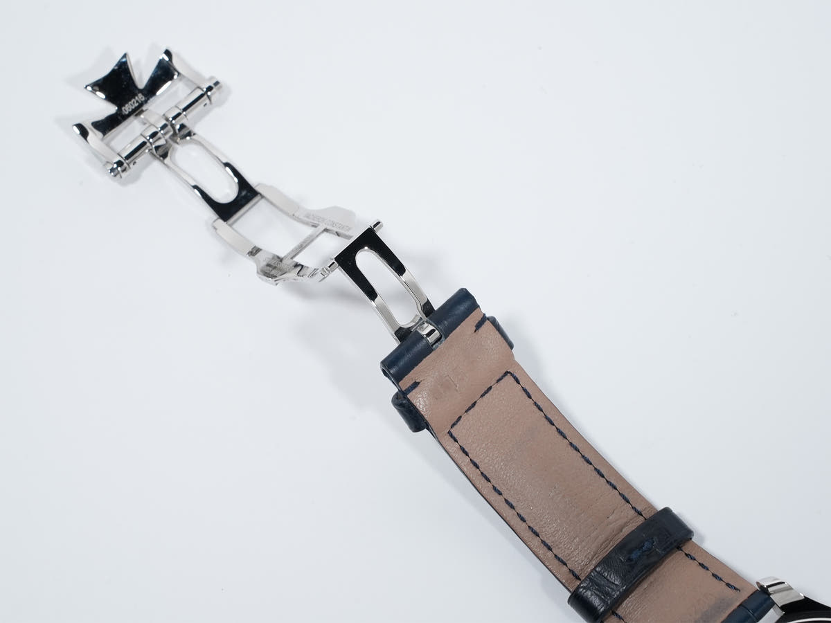 ヴァシュロンコンスタンタン フィフティーシックス コンプリートカレンダー Ref.4000E/000A-B548 ブルー文字盤 中古 vu7pqwqp