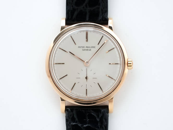 Patek Philippe Calatrava Ref. 3429 Rose Gold Silver Dial