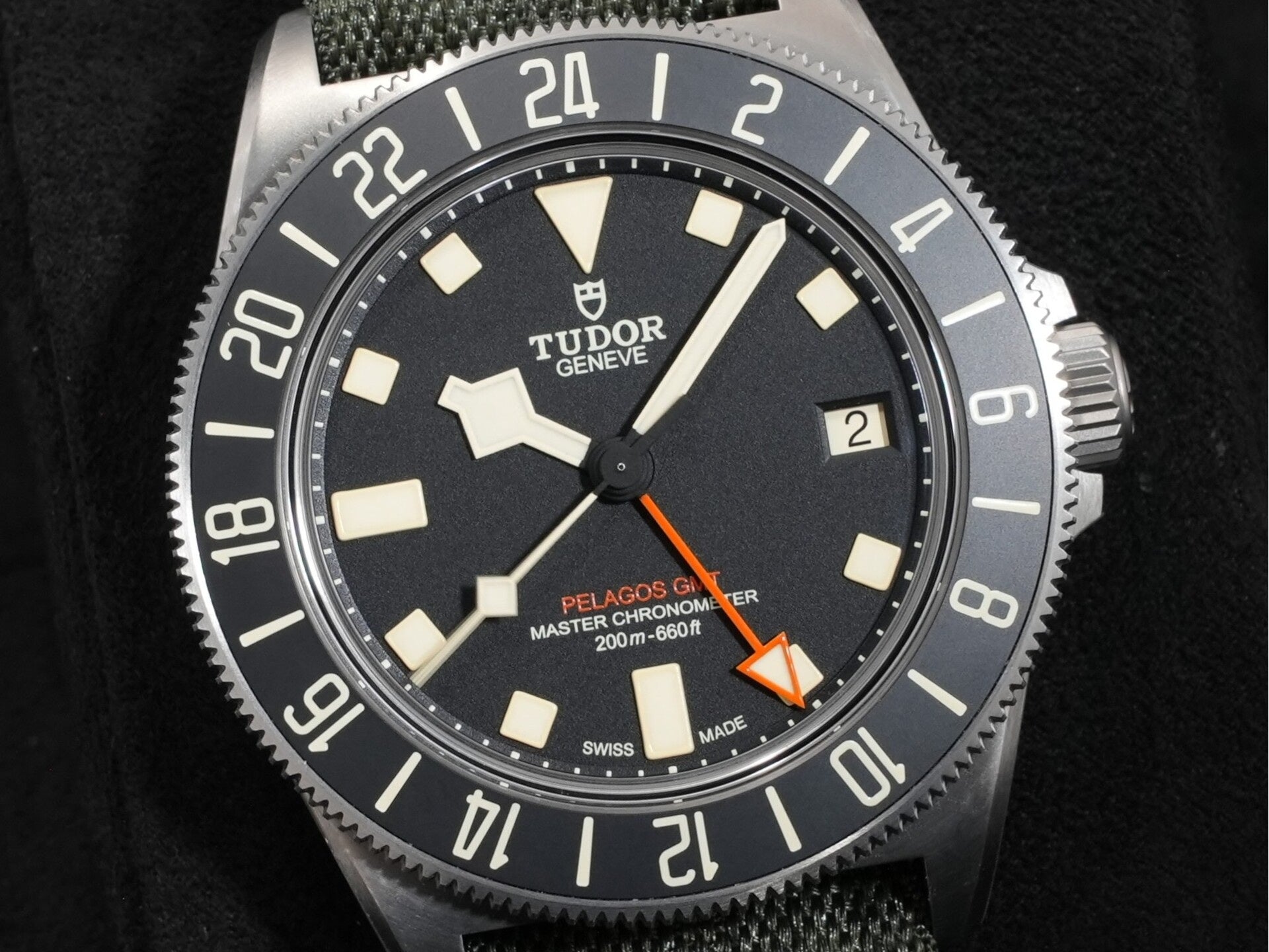 チューダー Pelagos FXD GMT Ref.M2542G257NU-0002 TI ブラック文字盤